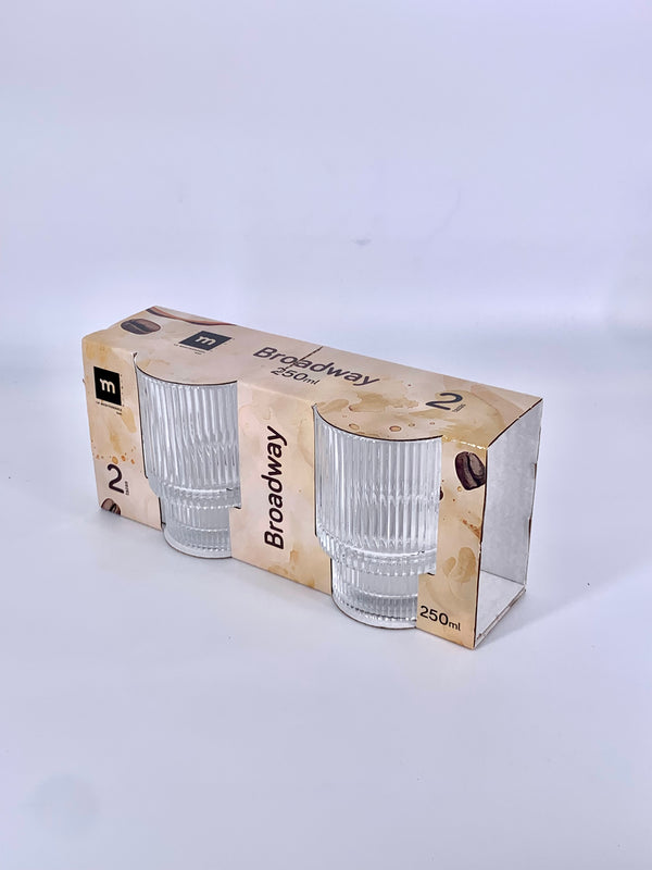 Conjunto de 2 Chávenas Transparentes com Asa - Elegância e Conforto para Seu Café com Leite