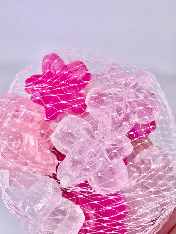 Conjunto de 15 Cubos de Gelo Reutilizáveis em forma de flor