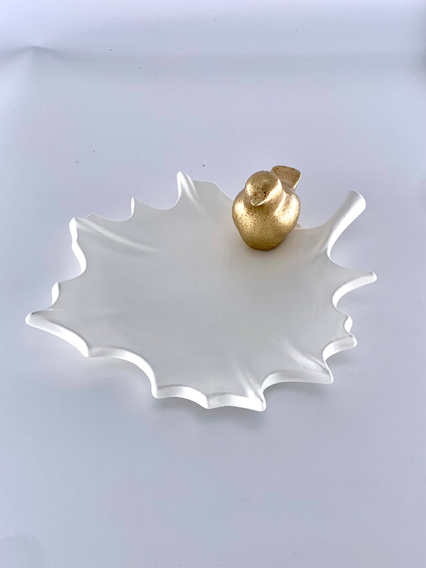 Prato Decorativo- Com Passarinho