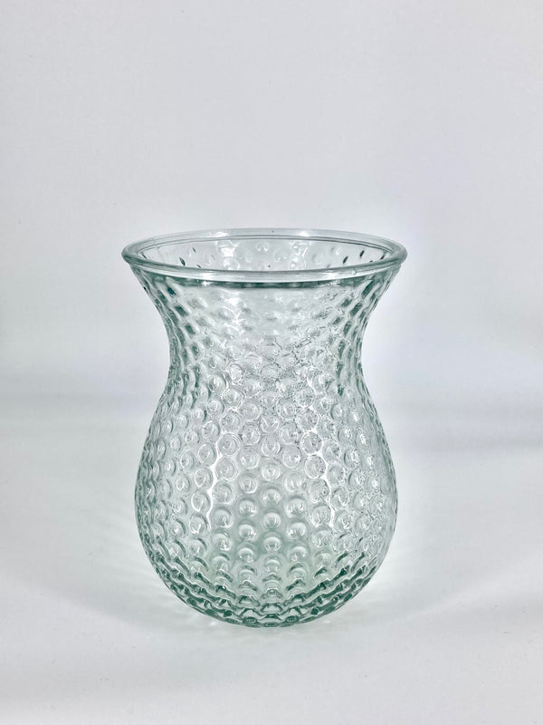 Jarra Transparente Trabalhada - Um toque Elegante para Seus Arranjos Florais