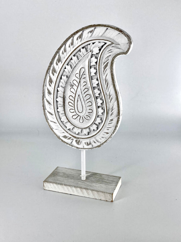 Gota Indiana Decorativa em Madeira - Elegância e Tradição Artesanal