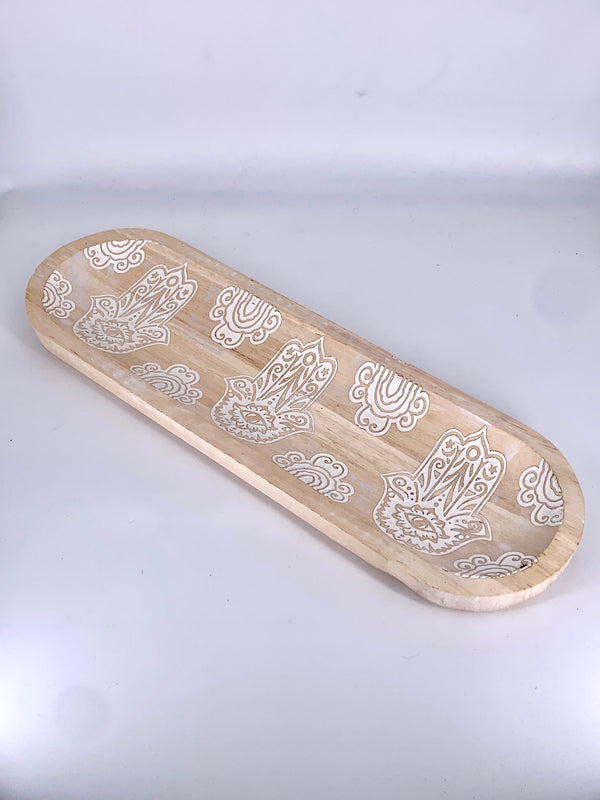 Prato Decorativo com Mão de Fátima