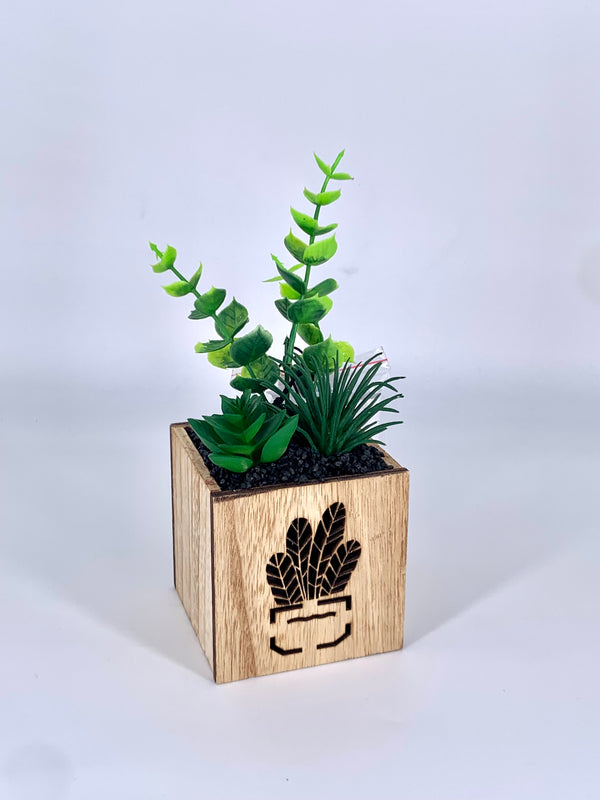 Vaso Artificial com Luz - Decoração Charmosa e Iluminada