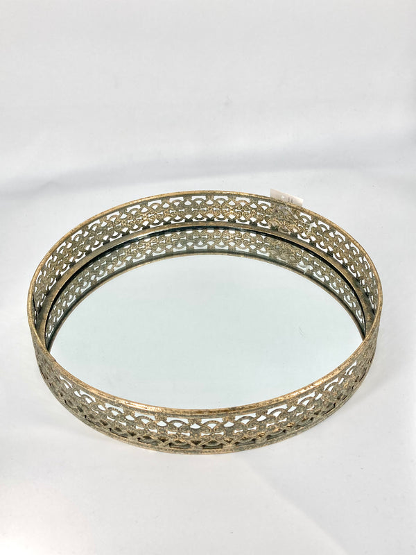 Tabuleiro Redondo Espelhado - Sofisticação em cada detalhe